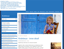 Tablet Screenshot of kinderkreuze.com